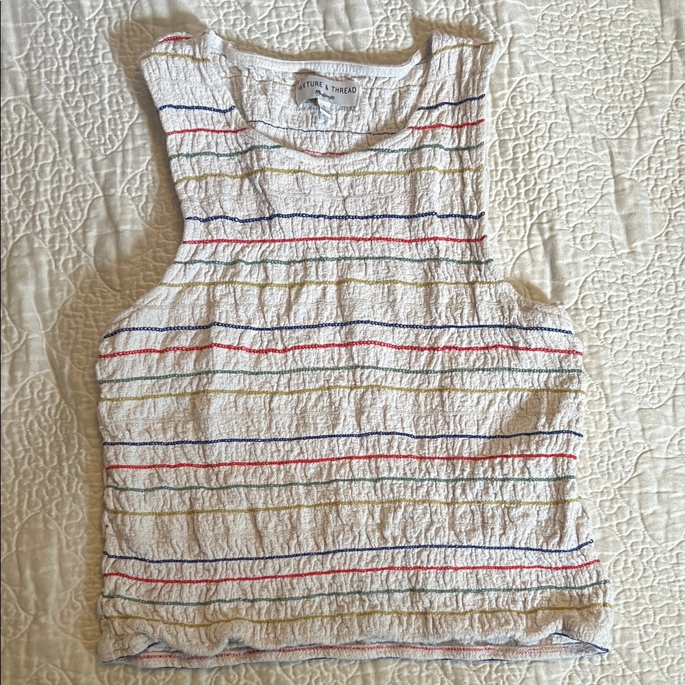 Madewell Multicolor Striped Tank Top